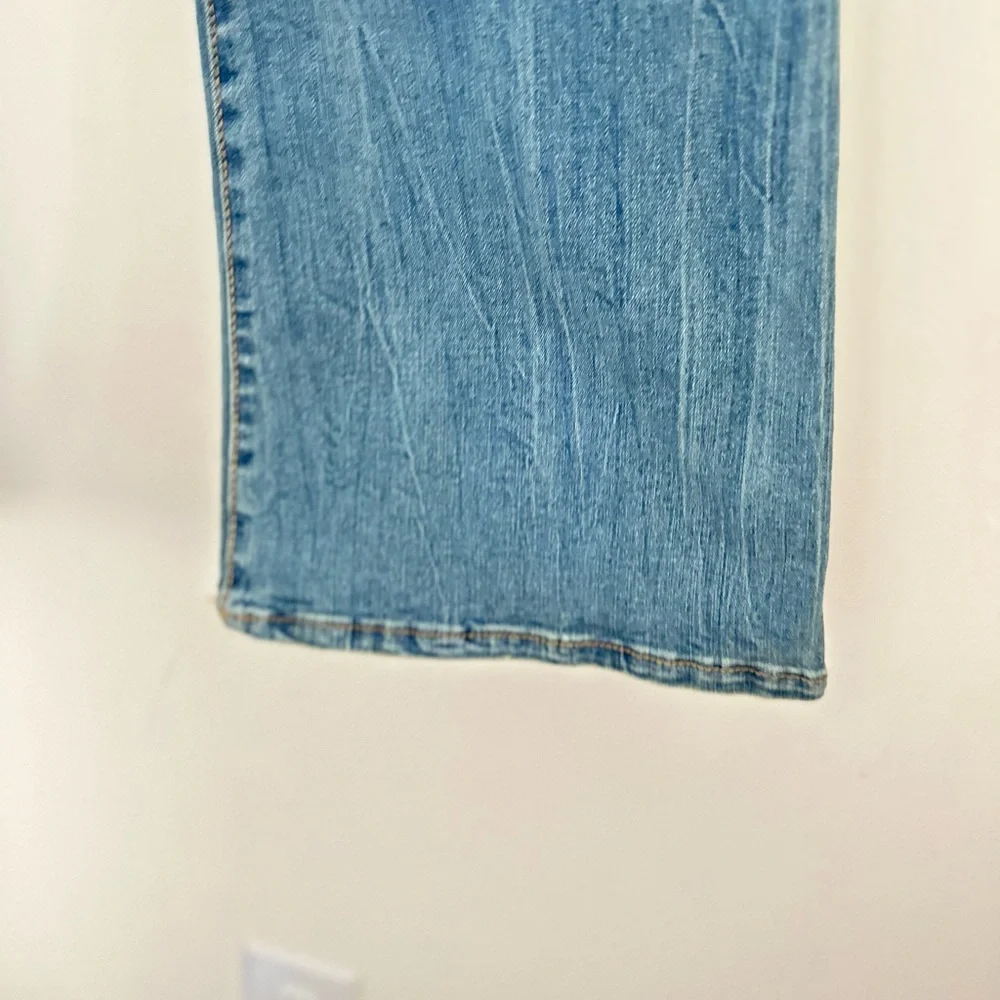 Blue Boot Cut Jeans with Classic Flare